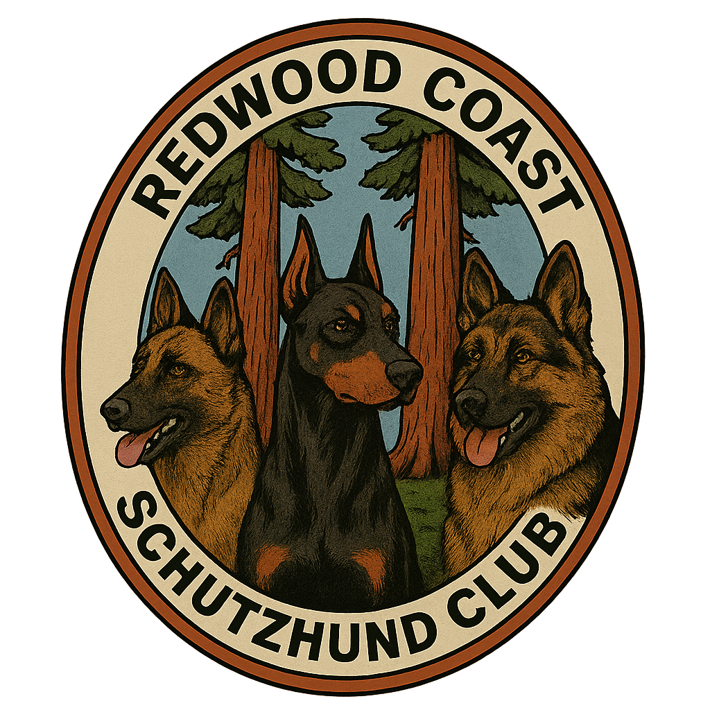Redwood Coast Schutzhund Club Logo